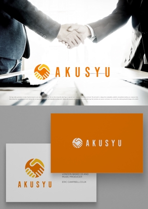 YOO GRAPH (fujiseyoo)さんの株式会社AKUSYU「握手」の抽象ロゴ作成依頼への提案
