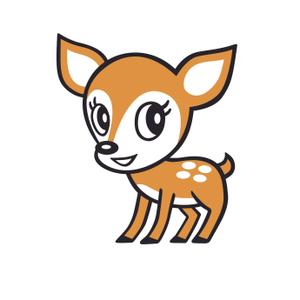 Speck117 (speck_)さんの子鹿 かわいい シンプルなイラストへの提案