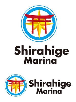 田中　威 (dd51)さんのマリーナで使用するロゴデザイン（船のハンドル及びイカリ⚓（アンカー）と鳥居）への提案