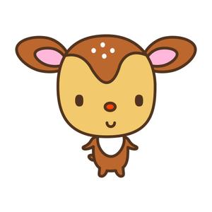 ヴぃんす (Vince)さんの子鹿 かわいい シンプルなイラストへの提案