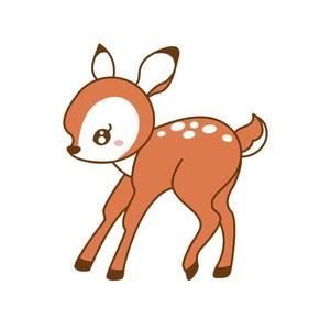 マコカフェ営業中 (macoto152cm)さんの子鹿 かわいい シンプルなイラストへの提案