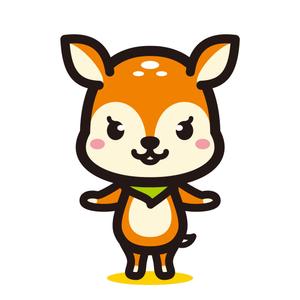 yellow_frog (yellow_frog)さんの子鹿 かわいい シンプルなイラストへの提案