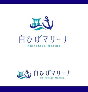 enbito (enbito)さんのマリーナで使用するロゴデザイン（船のハンドル及びイカリ⚓（アンカー）と鳥居）への提案