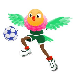 菜の花 (nanohana_hif)さんのサッカーを中心としたスポーツクラブのキャラクターデザインへの提案