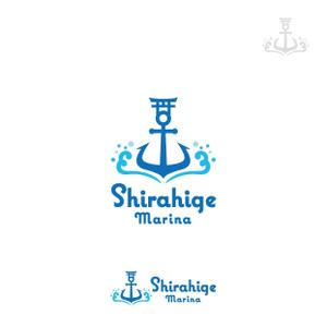 mu_cha (mu_cha)さんのマリーナで使用するロゴデザイン（船のハンドル及びイカリ⚓（アンカー）と鳥居）への提案