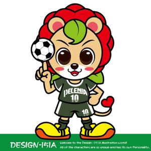 DESIGN-151A (non-wataboushi)さんのサッカーを中心としたスポーツクラブのキャラクターデザインへの提案
