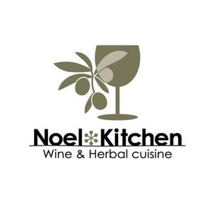 comoto_designさんの「Wine & Herbal cuisine Noel Kitchen　（ワイン食堂）」のロゴ作成への提案