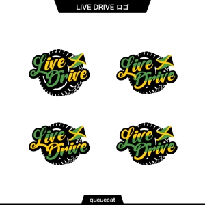 queuecat (queuecat)さんのレゲエSOUND（DJ）『LIVE DRIVE』のロゴへの提案