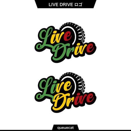 queuecat (queuecat)さんのレゲエSOUND（DJ）『LIVE DRIVE』のロゴへの提案