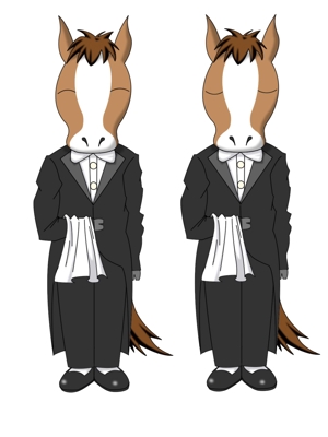 yukinekoさんのキャラクターロゴの作成依頼　『馬刺しの販売店』への提案