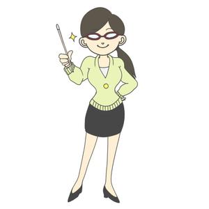 甲殻リス (blood1010)さんの女教師のキャラクターデザインへの提案
