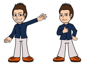 AMADAI (pa72835)さんのプロフィール写真のイラスト・キャラクターデザイン化への提案