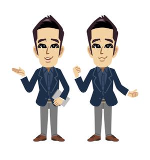 Yusuke (YuyuYusuke)さんのプロフィール写真のイラスト・キャラクターデザイン化への提案