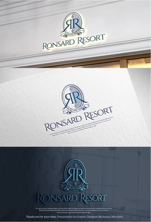 m_mhljm (m_mhljm)さんのリゾート事業－Ronsard Resort－ロゴ制作の依頼への提案