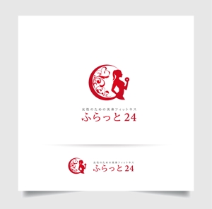 O-tani24 (sorachienakayoshi)さんの女性専用フィットネス「ふらっと24」のロゴへの提案
