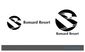 s-design (sorao-1)さんのリゾート事業－Ronsard Resort－ロゴ制作の依頼への提案
