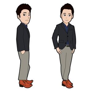 佐々木慶介 (keisuke_sasaki)さんのプロフィール写真のイラスト・キャラクターデザイン化への提案