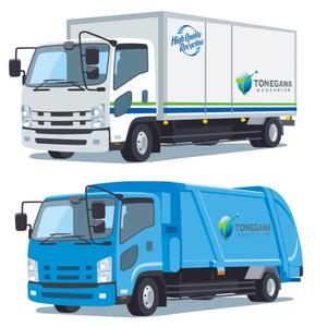 おかざわ (okazawa)さんのゴミ収集車のイラスト制作への提案