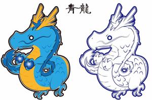 chocomilmin (abaremint)さんの四神獣のイラストへの提案