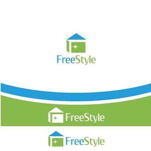 wisdesign (wisteriaqua)さんの不動産会社　株式会社FreeStyleのロゴへの提案