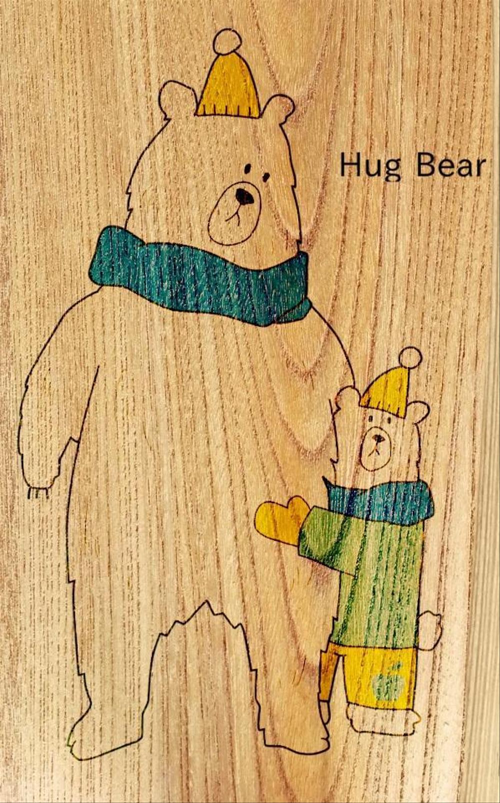 アウトドア企業「Hug Bear」のキャラターデザイン