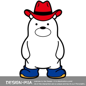 DESIGN-151A (non-wataboushi)さんのアウトドア企業「Hug Bear」のキャラターデザインへの提案