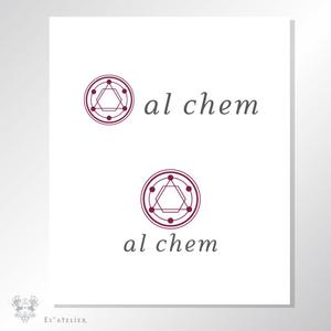 Es”Atelier (EsAtelier-office)さんの店名「al chem」錬成陣のような美容室のロゴデザインしてくれる方募集！への提案