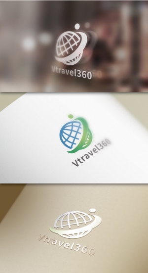 BKdesign (late_design)さんの360度旅行体験サービスのロゴへの提案
