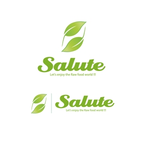井上芳之 (Sprout)さんのオーガニックデリ、スイーツ通販ショップ「Salute 」のロゴ作成への提案