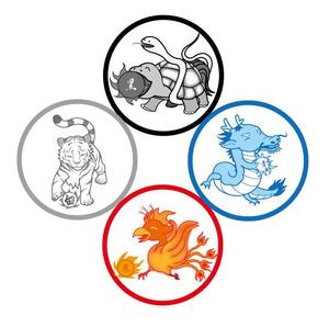 株式会社イーネットビズ (e-nets)さんの四神獣のイラストへの提案