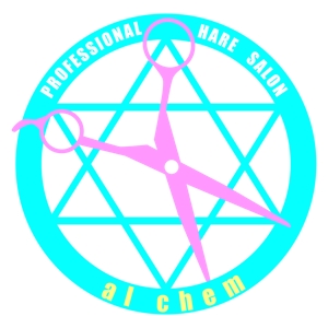 KJCREATE (KJCREATE)さんの店名「al chem」錬成陣のような美容室のロゴデザインしてくれる方募集！への提案