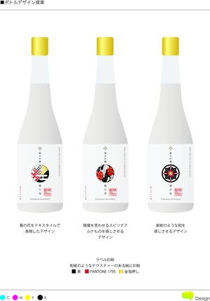 スギウラヒロユキ (manugiggs47)さんの葛の花から採取された酵母を使用したお酒のラベルデザインをお願いします。への提案