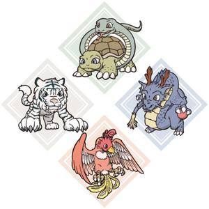 aureolin86 (aureolin86)さんの四神獣のイラストへの提案