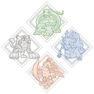 aureolin86 (aureolin86)さんの四神獣のイラストへの提案