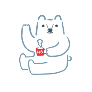 chinoueさんのアウトドア企業「Hug Bear」のキャラターデザインへの提案