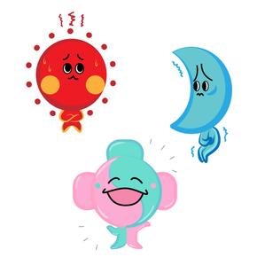 あーまん (aaman)さんの「太陽」「月」などのキャラクターの製作への提案