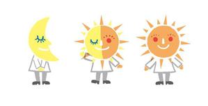 chinoueさんの「太陽」「月」などのキャラクターの製作への提案