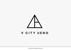 清水　貴史 (smirk777)さんの商業ビルの名称：「V  CITY　UENO」（ヴィ　シティ　ウエノ）のロゴ＆マーク　への提案