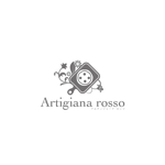 TAD (Sorakichi)さんの窯焼きピザと花・雑貨のお店「Artigiana rosso（アルティジャーナ ロッソ）」のロゴへの提案