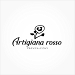 DDD works ()さんの窯焼きピザと花・雑貨のお店「Artigiana rosso（アルティジャーナ ロッソ）」のロゴへの提案