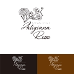 kcd001 (kcd001)さんの窯焼きピザと花・雑貨のお店「Artigiana rosso（アルティジャーナ ロッソ）」のロゴへの提案