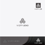 トンカチデザイン (chiho)さんの商業ビルの名称：「V  CITY　UENO」（ヴィ　シティ　ウエノ）のロゴ＆マーク　への提案
