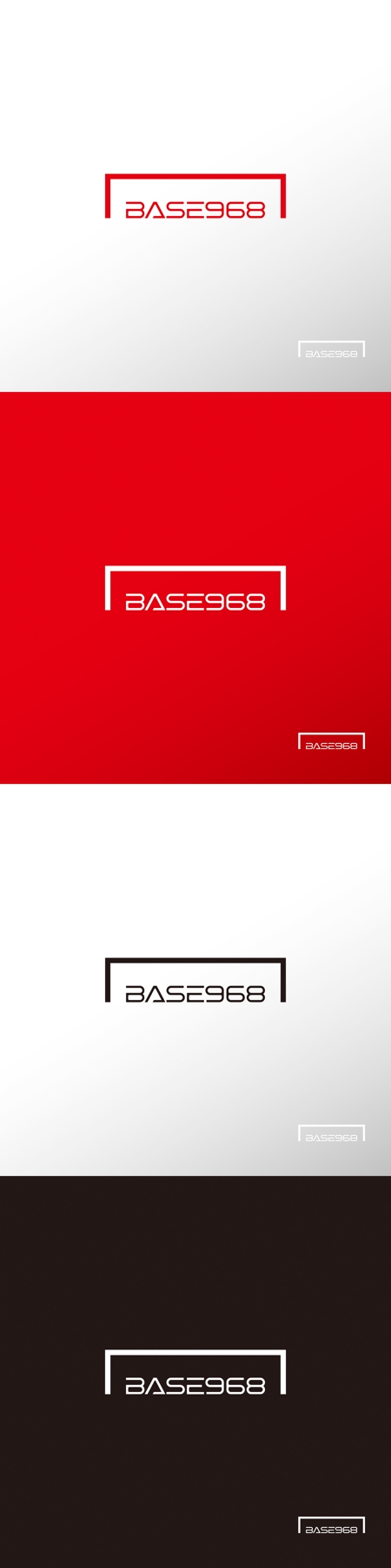 doremi (doremidesign)さんの地域の一人ひとりが暮らしを創る仕掛けを生み出す団体「BASE968」の新規ロゴへの提案