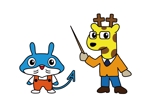 イラスト・ちでまる (tidemaru)さんのスクール系の教材やウェブサイトに利用するキャラクターデザイン（キリンとエイ）への提案
