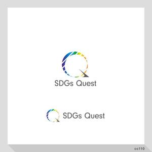 カワシーデザイン (cc110)さんの「SDGs Quest」のロゴへの提案