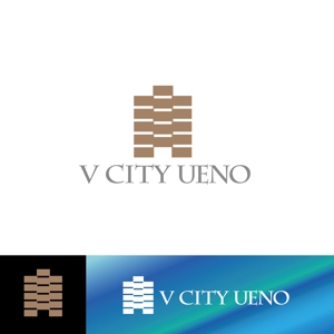 IandO (zen634)さんの商業ビルの名称：「V  CITY　UENO」（ヴィ　シティ　ウエノ）のロゴ＆マーク　への提案