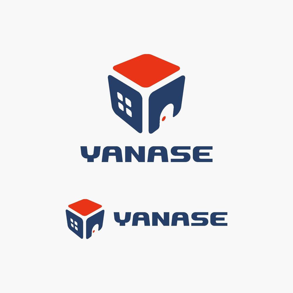 「YANASE real estate」のロゴ作成