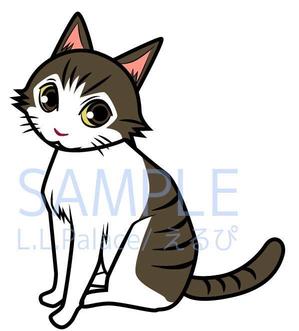 株式会社エルエルパレス／岩気裕司 (elpiy)さんの看板猫のイラスト化・キャラクター化への提案