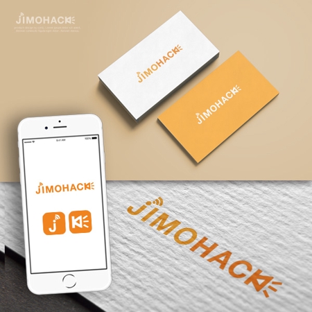 conii.Design (conii88)さんのローカル情報WEBマガジン（JIMOHACK）のロゴデザインへの提案
