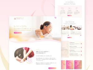 Noriko G. (van_design)さんの【アットホームなエステサロン】HP作成に伴い、TOPデザインを募集！　※素材豊富への提案
